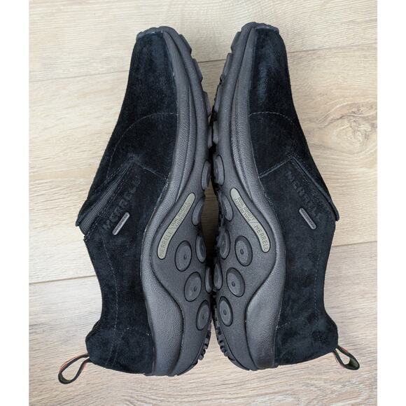 Merrell Mens Jungle Moc Suede Slip On Shoe 11.5 Black Waterproof Cushion J52929 - Picture 8 of 12